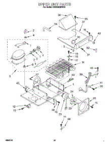 14 - Upper Unit parts for Kitchenaid Refrigerator KSSS36QDW02 from AppliancePartsPros.com
