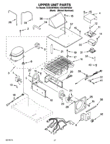 11 - Upper Unit Parts parts for Kitchenaid Refrigerator KSSS48FMX02 from AppliancePartsPros.com