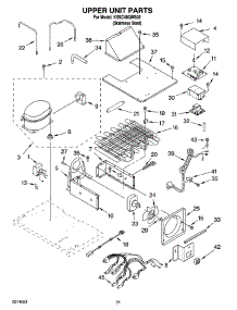 13 - Upper Unit Parts parts for Kitchenaid Refrigerator KSSC48QMS02 from AppliancePartsPros.com