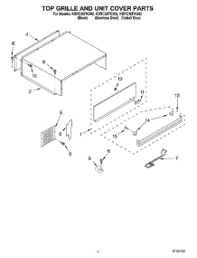 03 - Top Grille And Unit Cover Parts parts for Kitchenaid Refrigerator KBRC36FKS02 from AppliancePartsPros.com