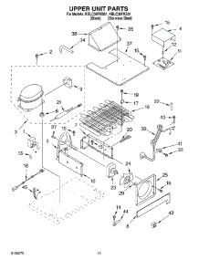 08 - Upper Unit parts for Kitchenaid Refrigerator KBLC36FKS01 from AppliancePartsPros.com