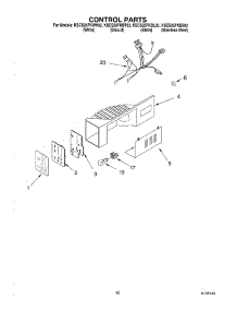 11 - Control Parts parts for Kitchenaid Refrigerator KSCS25FKBL02 from AppliancePartsPros.com
