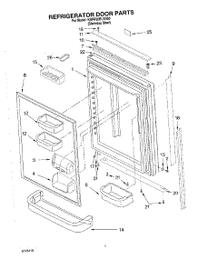 04 - Refrigerator Door Parts parts for Kitchenaid Refrigerator KBRP20ELSS00 from AppliancePartsPros.com