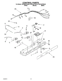 11 - Control parts for Kitchenaid Refrigerator KSRU22FKWH02 from AppliancePartsPros.com