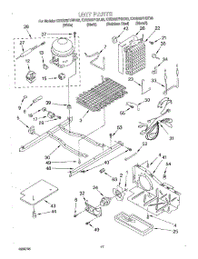 11 - Unit parts for Kitchenaid Refrigerator KSRB25FHBT03 from AppliancePartsPros.com