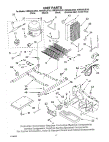 11 - Unit Parts parts for Kitchenaid Refrigerator KSRS25ILWH02 from AppliancePartsPros.com