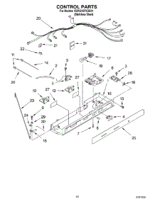 10 - Control parts for Kitchenaid Refrigerator KSRG25FKSS01 from AppliancePartsPros.com