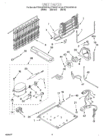 05 - Unit parts for Kitchenaid Refrigerator KTRS21KDWH05 from AppliancePartsPros.com