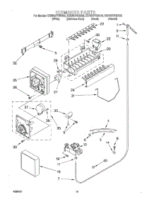 12 - Icemaker, Optional parts for Kitchenaid Refrigerator KSRB27FHBL02 from AppliancePartsPros.com