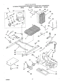 11 - Unit parts for Kitchenaid Refrigerator KSRB25FHBT01 from AppliancePartsPros.com