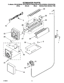 12 - Icemaker Parts, Parts Not Illustrated parts for Kitchenaid Refrigerator KSRJ22CNST00 from AppliancePartsPros.com