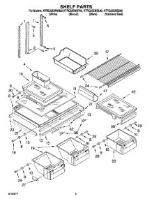 03 - Shelf Parts parts for Kitchenaid Refrigerator KTRC22EMSS02 from AppliancePartsPros.com