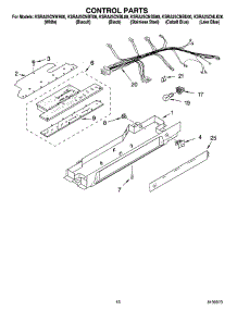 10 - Control Parts parts for Kitchenaid Refrigerator KSRA25CNBT00 from AppliancePartsPros.com