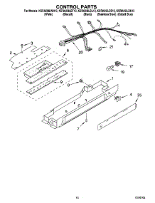 10 - Control Parts parts for Kitchenaid Refrigerator KSRA25ILWH13 from AppliancePartsPros.com