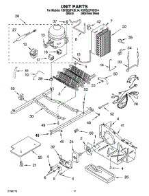 10 - Unit Parts parts for Kitchenaid Refrigerator KSRB22FKSS14 from AppliancePartsPros.com