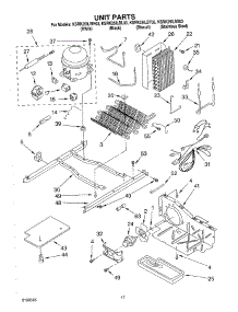 11 - Unit Parts parts for Kitchenaid Refrigerator KSRK25ILWH03 from AppliancePartsPros.com