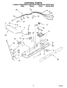 11 - Control Parts parts for Kitchenaid Refrigerator KSRD25FKBL03 from AppliancePartsPros.com