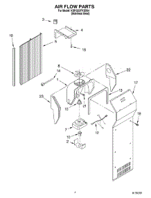 03 - Air Flow parts for Kitchenaid Refrigerator KSRG22FKSS04 from AppliancePartsPros.com