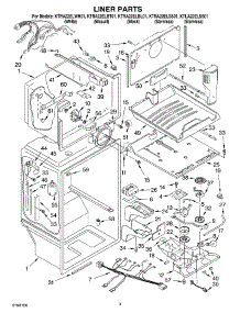 02 - Liner parts for Kitchenaid Refrigerator KTRA22ELSS01 from AppliancePartsPros.com