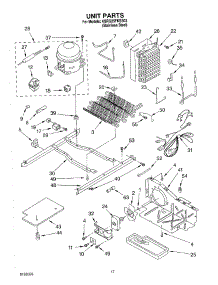 11 - Unit parts for Kitchenaid Refrigerator KSRG25FKSS03 from AppliancePartsPros.com