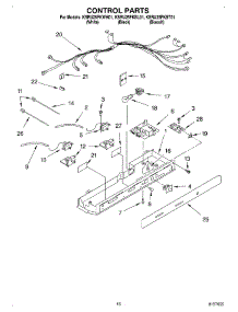 10 - Control parts for Kitchenaid Refrigerator KSRU25FKBT01 from AppliancePartsPros.com