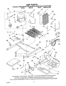 11 - Unit parts for Kitchenaid Refrigerator KSRA25FKBT00 from AppliancePartsPros.com