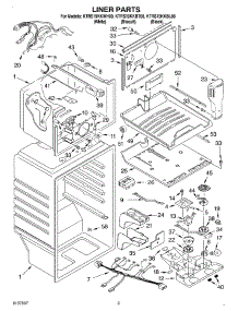 02 - Liner parts for Kitchenaid Refrigerator KTRS19KKBT00 from AppliancePartsPros.com