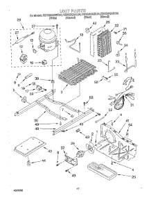 11 - Unit parts for Kitchenaid Refrigerator KSRS25QGBL04 from AppliancePartsPros.com