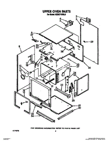 03 - Upper Oven parts for Kitchenaid Oven KEBI271WBL0 from AppliancePartsPros.com