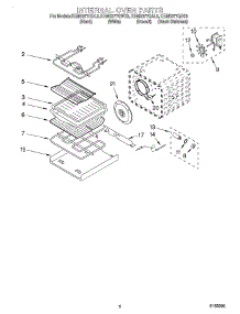 05 - Internal Oven parts for Kitchenaid Oven KEMS377GAL3 from AppliancePartsPros.com