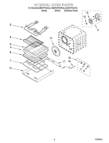 05 - Internal Oven parts for Kitchenaid Oven KEMS378GWH2 from AppliancePartsPros.com