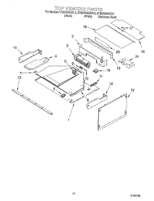 08 - Top Venting parts for Kitchenaid Oven KEMS308GSS3 from AppliancePartsPros.com