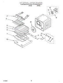 04 - Internal Oven parts for Kitchenaid Oven KEBS147DBL10 from AppliancePartsPros.com
