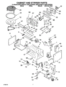 06 - Cabinet And Stirrer Parts parts for Kitchenaid Oven KEMC378KSS04 from AppliancePartsPros.com