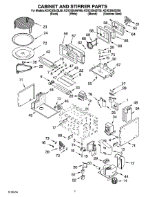 06 - Cabinet And Stirrer Parts parts for Kitchenaid Oven KEHC309JSS08 from AppliancePartsPros.com