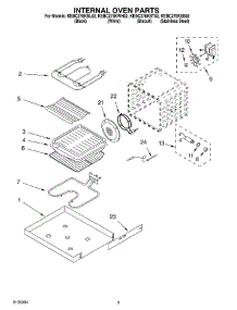 04 - Internal Oven Parts parts for Kitchenaid Oven KEBC278KSS02 from AppliancePartsPros.com