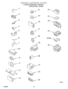 10 - Wiring Harness parts for Kitchenaid Washer KAWS750JQ1 from AppliancePartsPros.com