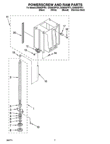 05 - Powerscrew And Ram Parts parts for Whirlpool Compactor GX900QPPS1 from AppliancePartsPros.com
