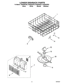 06 - Lower Dishrack Parts, Optional Parts (Not Included) parts for Whirlpool Dishwasher DU945PWPQ2 from AppliancePartsPros.com