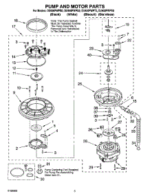 04 - Pump And Motor Parts parts for Whirlpool Dishwasher DU930PWPQ0 from AppliancePartsPros.com