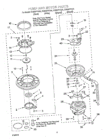 04 - Pump And Motor parts for Whirlpool Dishwasher DU920PFGQ4 from AppliancePartsPros.com