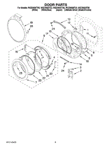 05 - Door Parts, Optional Parts (Not Included) parts for Whirlpool Dryer WGD9600TW0 from AppliancePartsPros.com