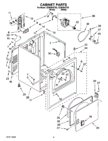 03 - Cabinet Parts, Optional Parts (Not Included) parts for Whirlpool Dryer CEM2940TQ0 from AppliancePartsPros.com