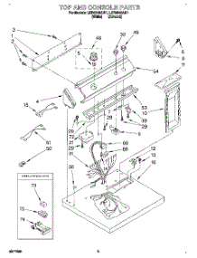 02 - Section parts for Whirlpool Dryer LER6848AN1 from AppliancePartsPros.com