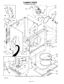 03 - Cabinet parts for Whirlpool Dryer LG5801XSW2 from AppliancePartsPros.com
