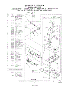 05 - 688639 Burner parts for Whirlpool Dryer LG6901XKW0 from AppliancePartsPros.com