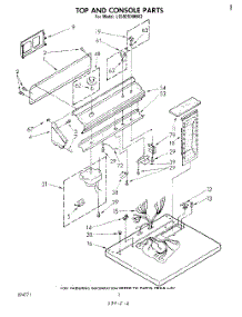02 - Section parts for Whirlpool Dryer LE5920XMW2 from AppliancePartsPros.com
