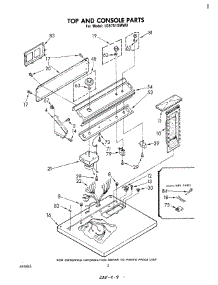 02 - Section parts for Whirlpool Dryer LG5751XMW0 from AppliancePartsPros.com