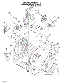 03 - Bulkhead Parts, Optional Parts (Not Included) parts for Whirlpool Dryer WED5840SW0 from AppliancePartsPros.com