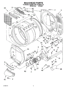 03 - Bulkhead Parts parts for Whirlpool Dryer GGQ8831LW0 from AppliancePartsPros.com